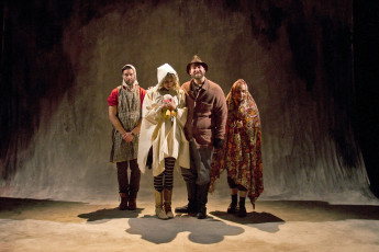 Vasilisa with her Father, Ugly Stepmother and Ugly Stepsister