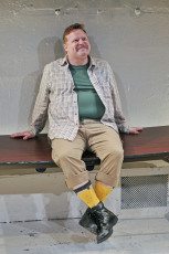 Malvolio in "yellow cross-gartered stockings"